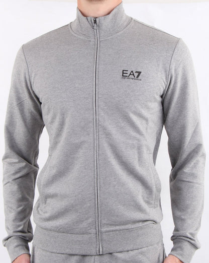 Emporio Armani EA7 Trainingsanzug Mittelgrau Melange