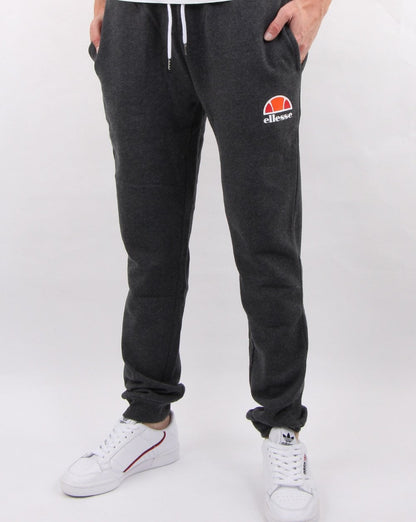 Ellesse – Slim Fit Trainingshose in Dunkelgrau