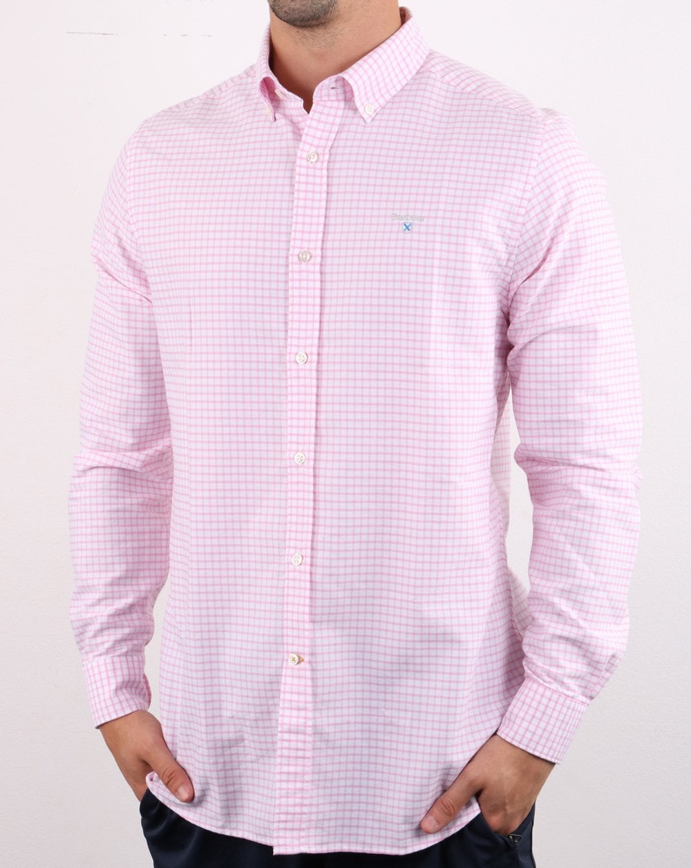 Barbour Tattersall Hemd Rosa