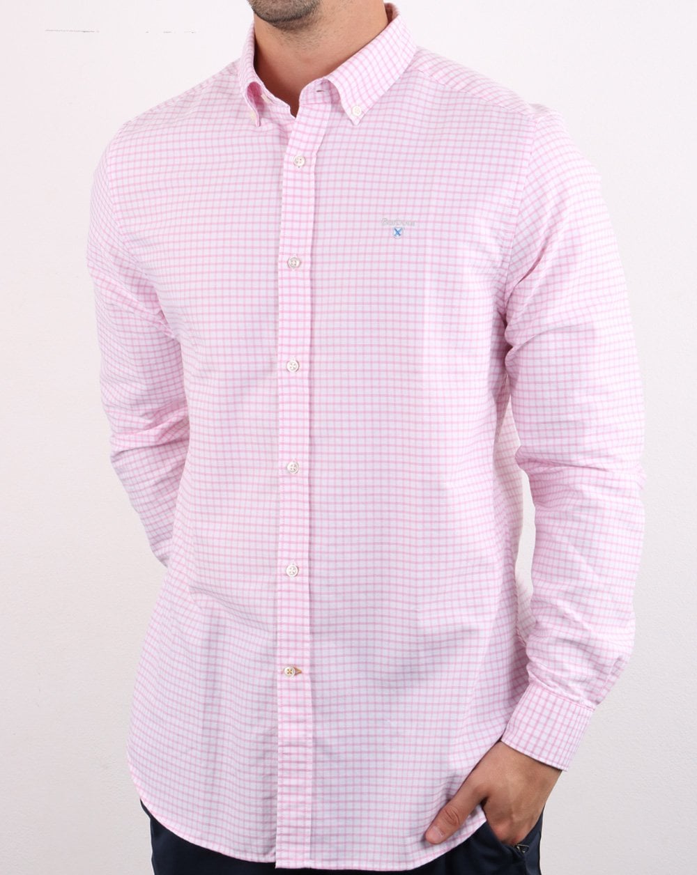 Barbour Tattersall Shirt Pink