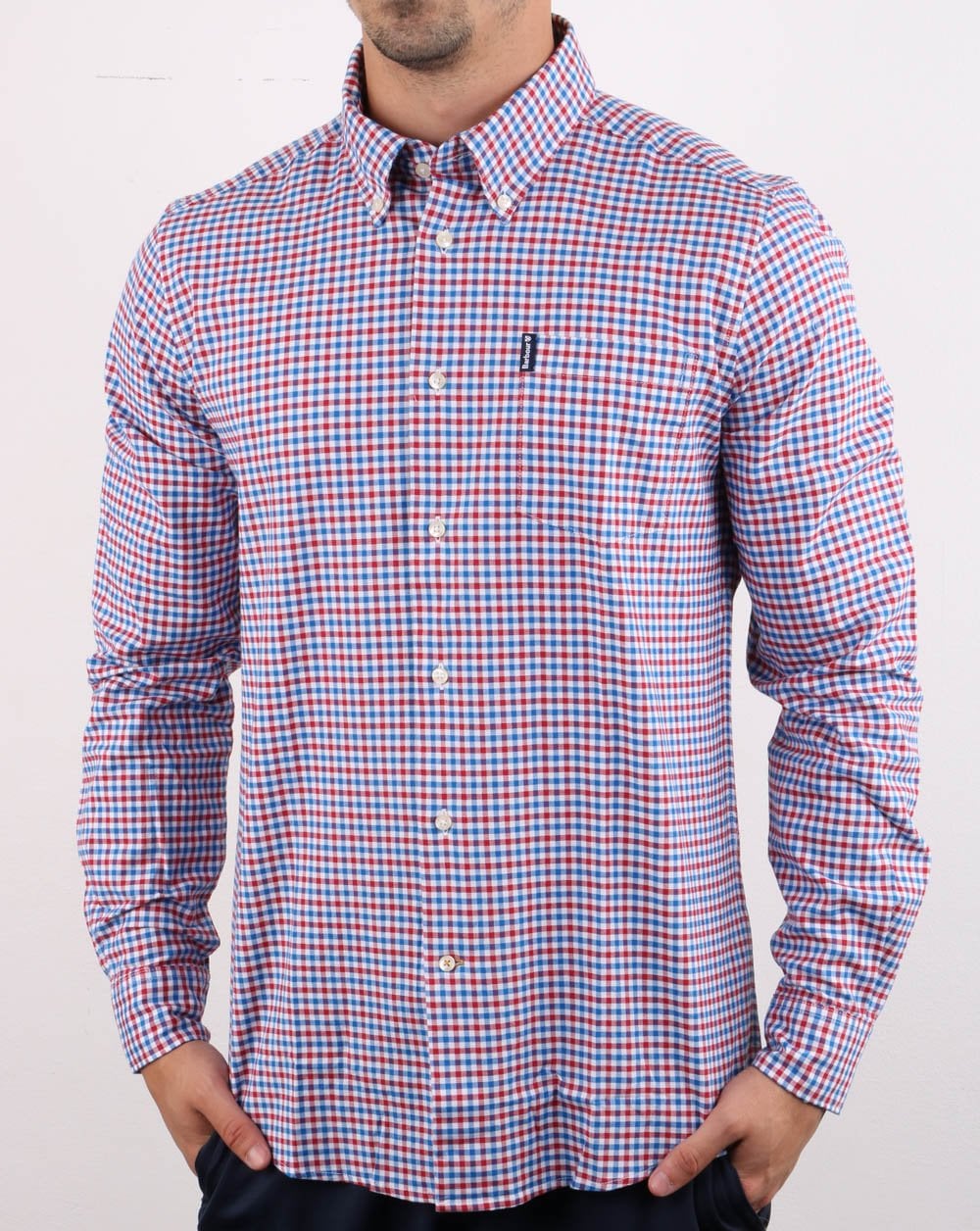 Barbour Gingham-Hemd Rot