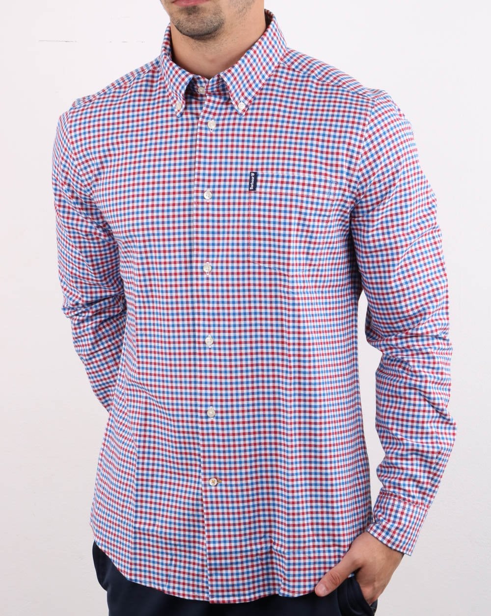 Barbour Gingham-Hemd Rot