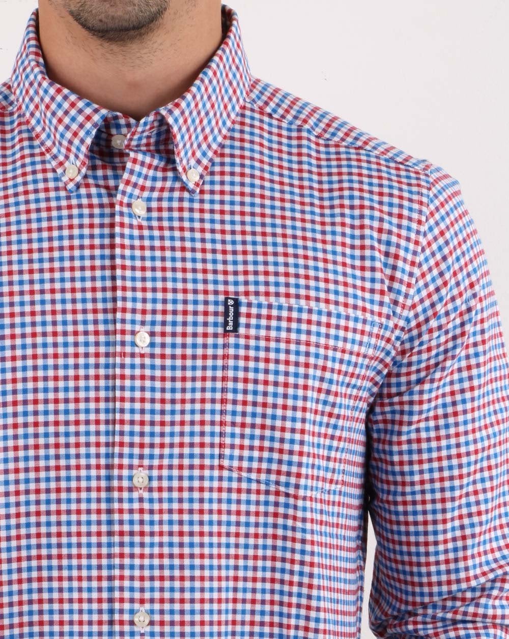 Barbour Gingham-Hemd Rot