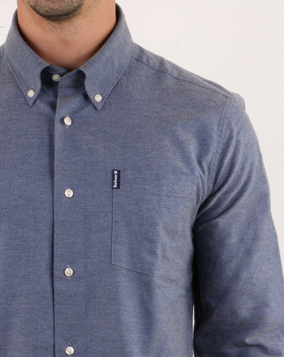 Barbour Oxford Hemd Dunkelgrau