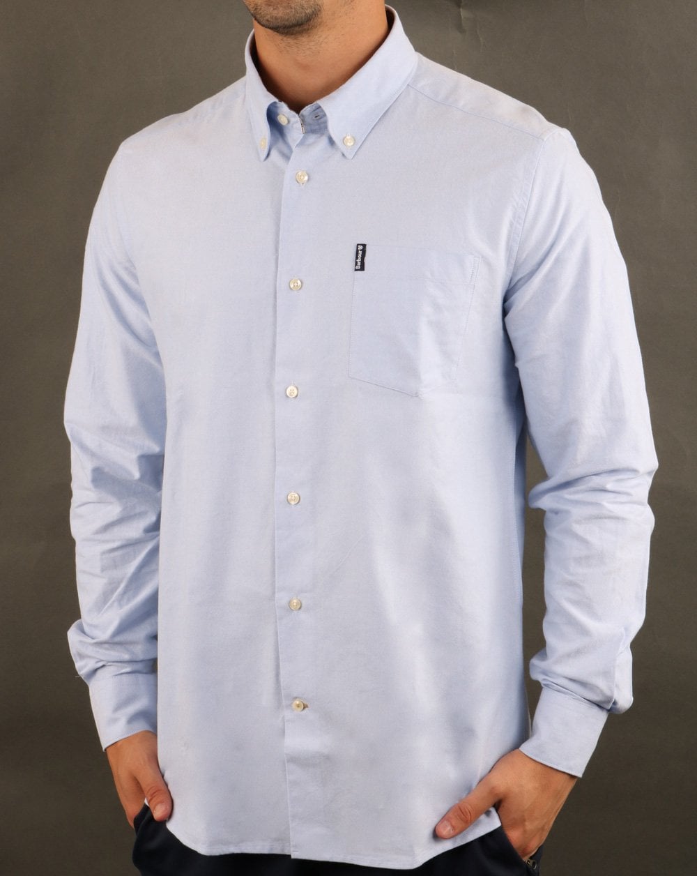 Barbour Oxford Hemd Himmelblau