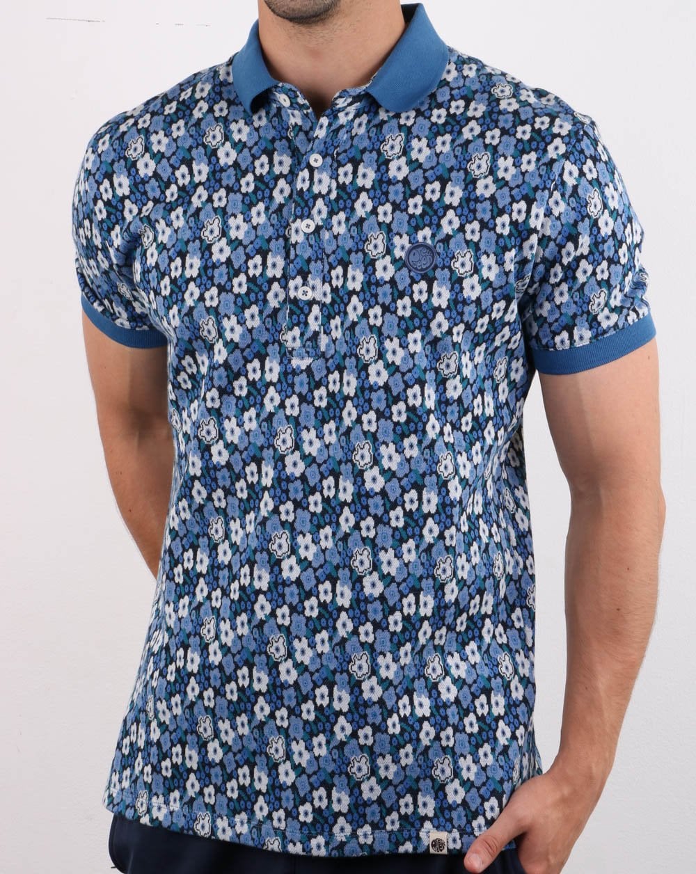 Pretty Green Barley Polo Blau