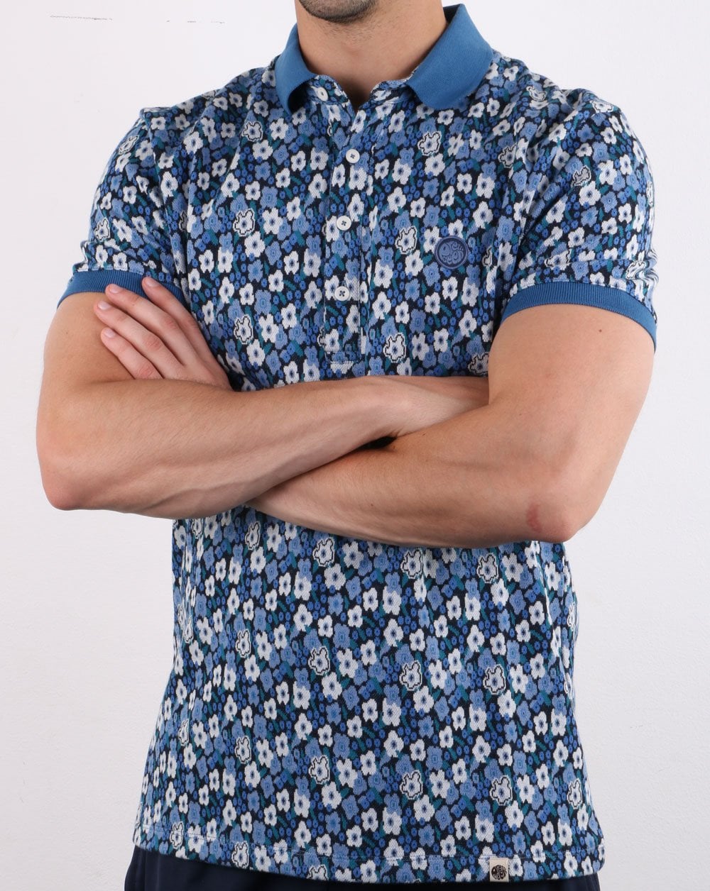 Pretty Green Barley Polo Blau