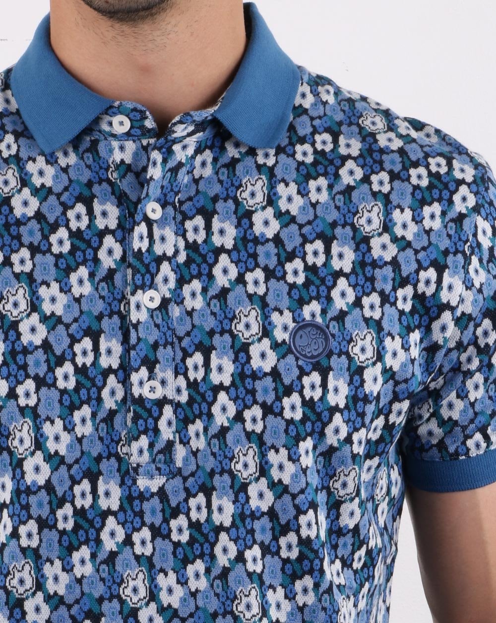 Pretty Green Barley Polo Blau