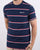 Ellesse Twin Stripe T Shirt Navy
