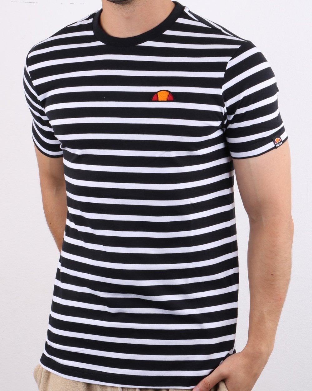 Ellesse Sailo T-Shirt Schwarz/Weiß