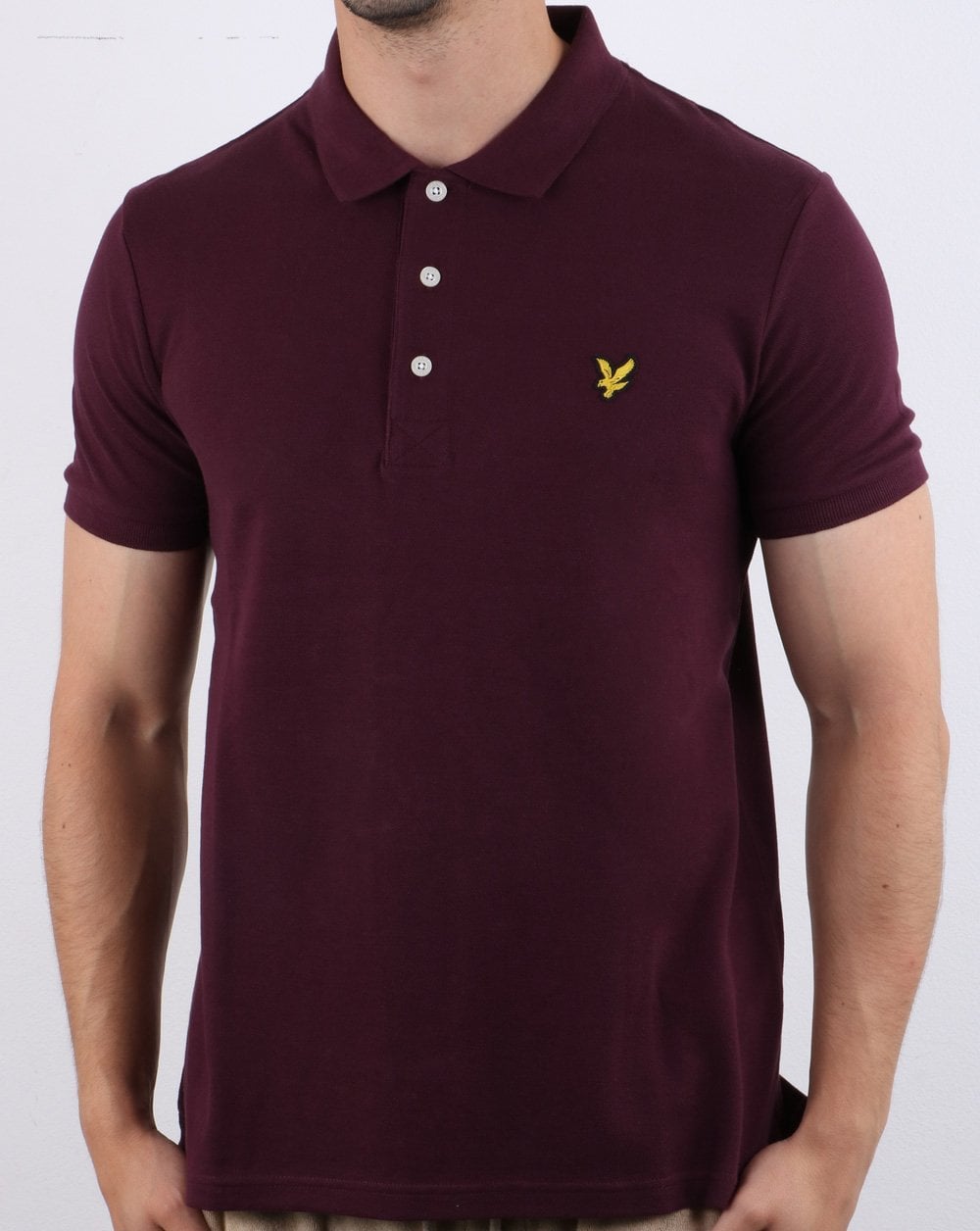 Lyle And Scott Poloshirt Burgunderrot