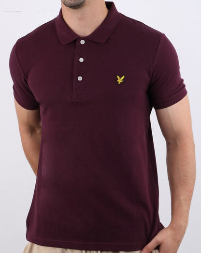 Lyle And Scott Poloshirt Burgunderrot