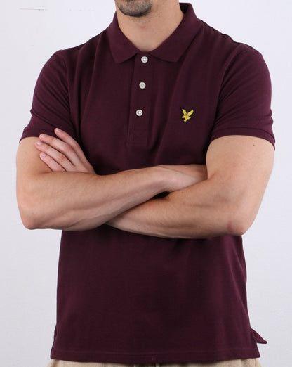 Lyle And Scott Poloshirt Burgunderrot