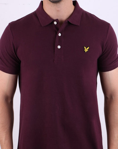 Lyle And Scott Poloshirt Burgunderrot