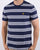 Lyle And Scott Multi Stripe T-shirt Navy