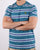 Lyle And Scott Multi Stripe T-shirt Teal