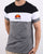 Ellesse Block T Shirt Grey/white/black