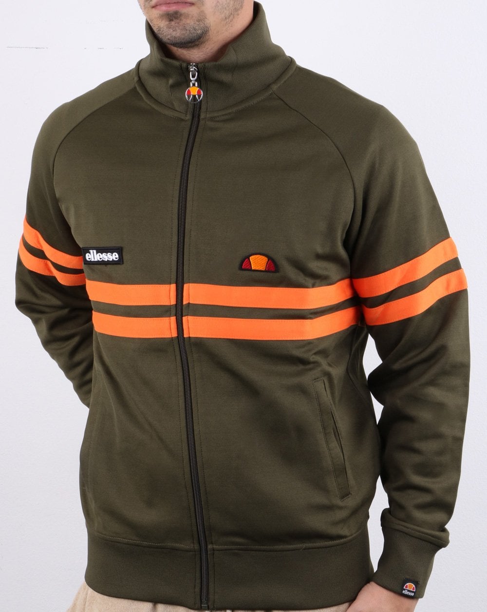 Ellesse Rimini Trainingsoberteil Khaki/Orange