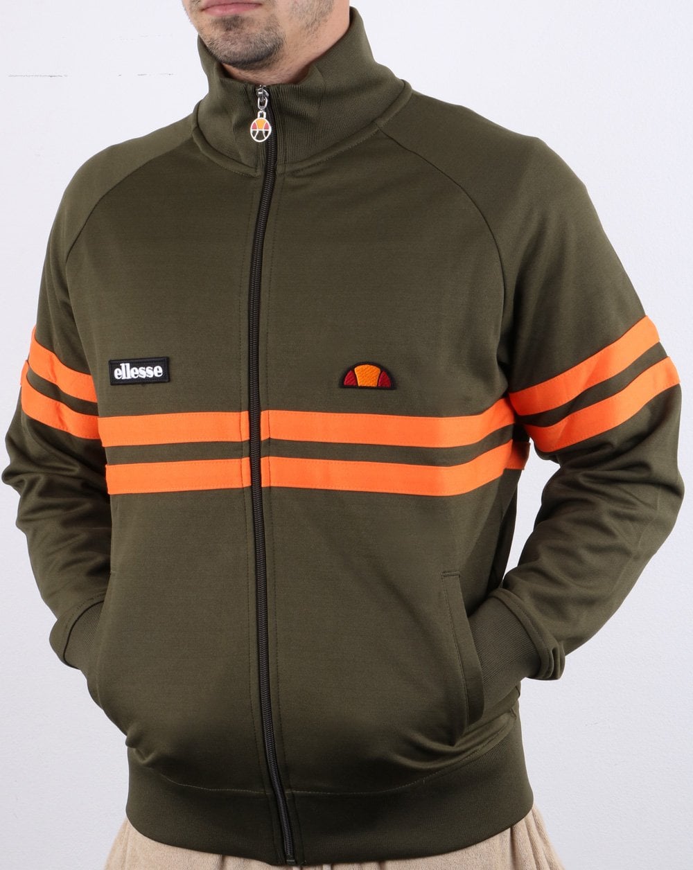 Ellesse Rimini Trainingsoberteil Khaki/Orange
