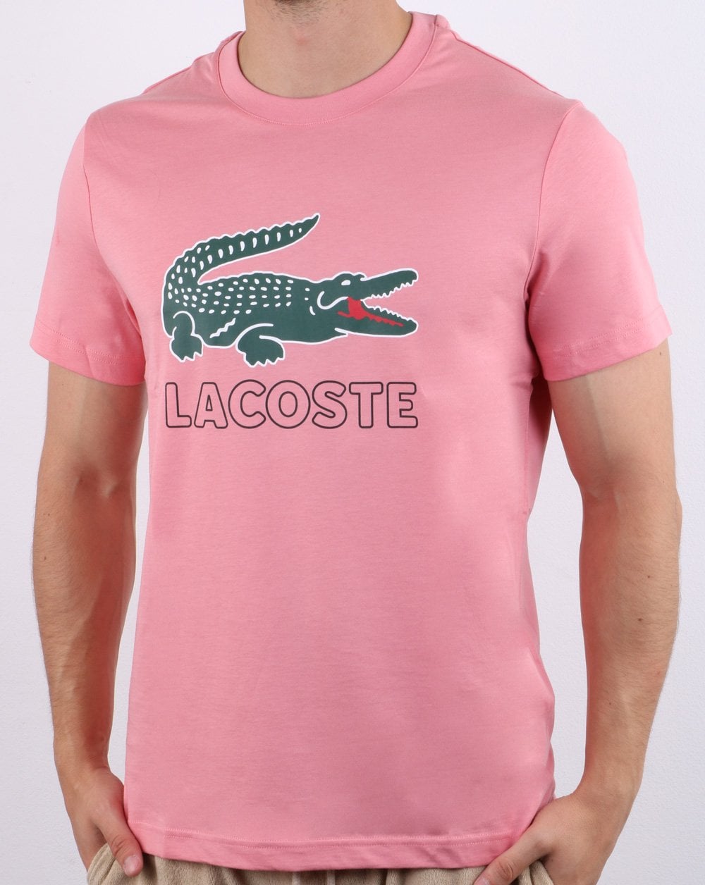 Lacoste Logo T-Shirt Rosa