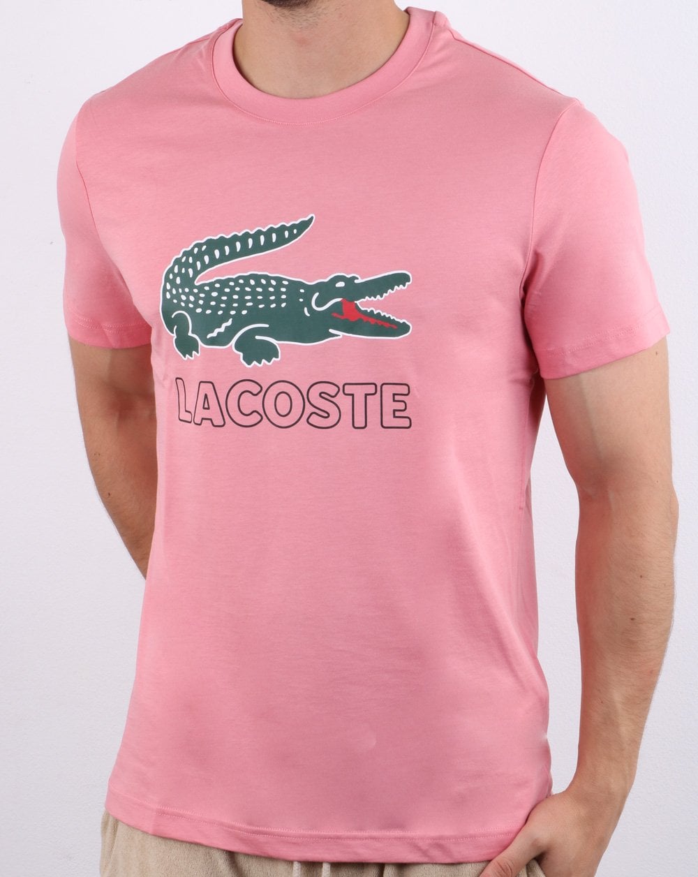 Lacoste Logo T-Shirt Rosa