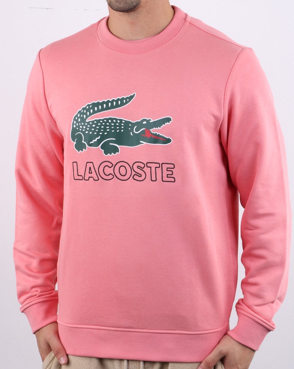 Lacoste Logo Sweatshirt Rosa