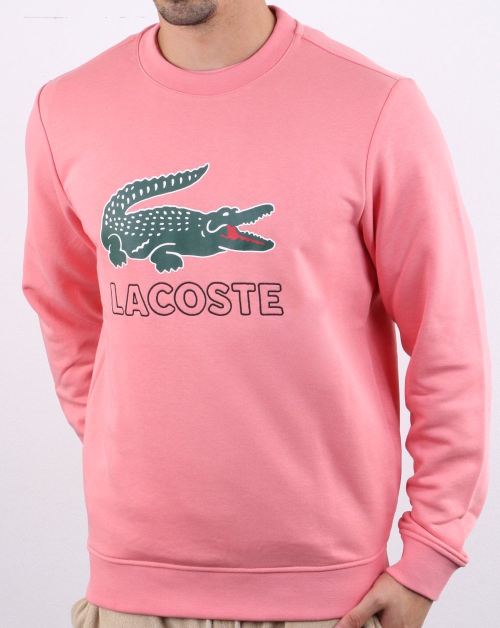 Lacoste Logo Sweatshirt Pink