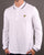 Lyle And Scott Long Sleeve Tipped Polo Shirt White/Navy