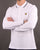 Lyle And Scott Long Sleeve Tipped Polo Shirt White/Navy