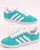 Adidas Gazelle Trainers Aqua/white