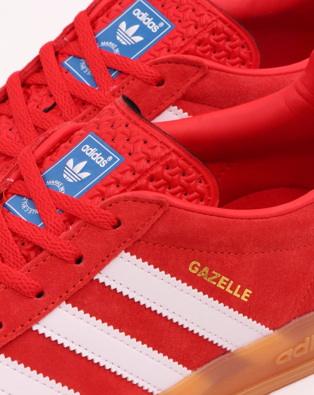 Adidas Gazelle Indoor-Sneaker Rot/Weiß