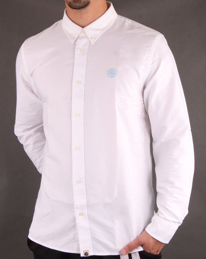 Pretty Green Sterling Oxford Hemd Weiß