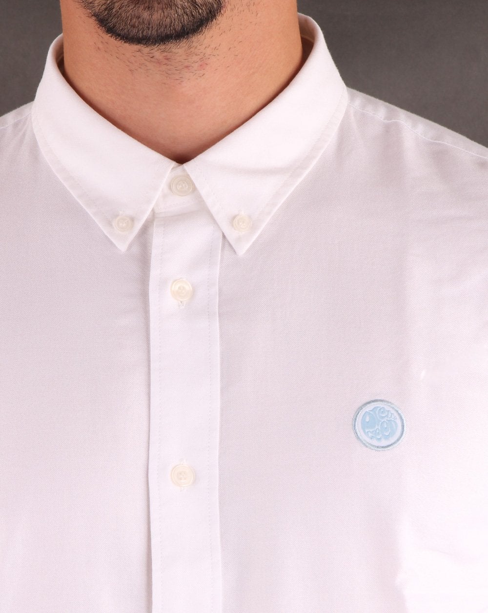 Pretty Green Sterling Oxford Hemd Weiß