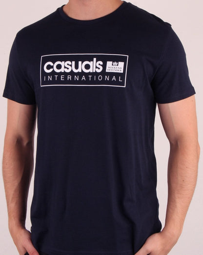 Weekend Offender Casuals International T-Shirt Marineblau
