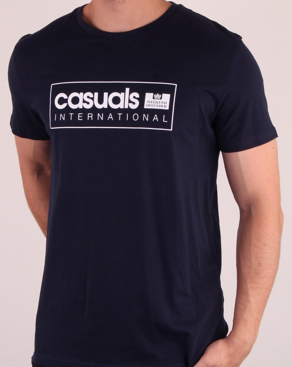 Weekend Offender Casuals International T-Shirt Marineblau