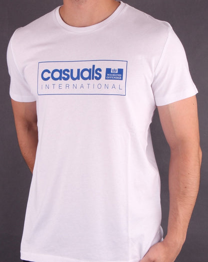 Weekend Offender Casuals International T-Shirt Weiß