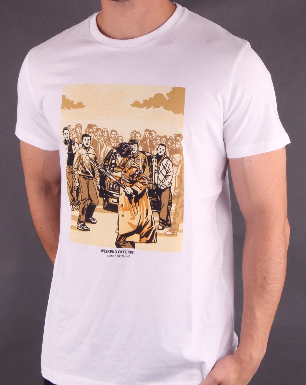 Weekend Offender The Firm T-Shirt Weiß