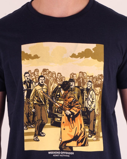Weekend Offender The Firm T-Shirt Marineblau