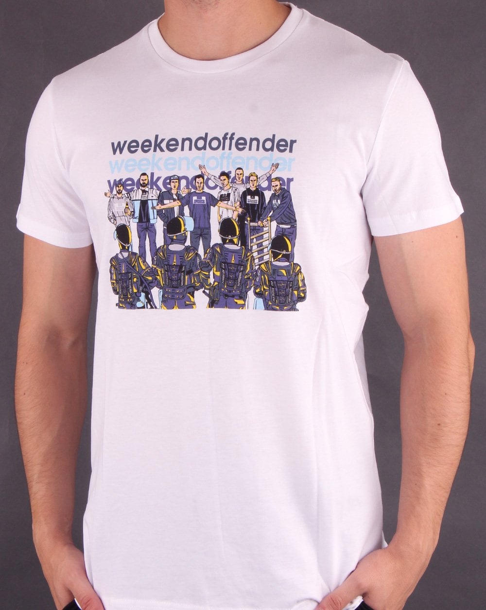 Weekend Offender Stand Off T-Shirt Weiß
