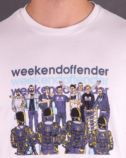 Weekend Offender Stand Off T-Shirt Weiß