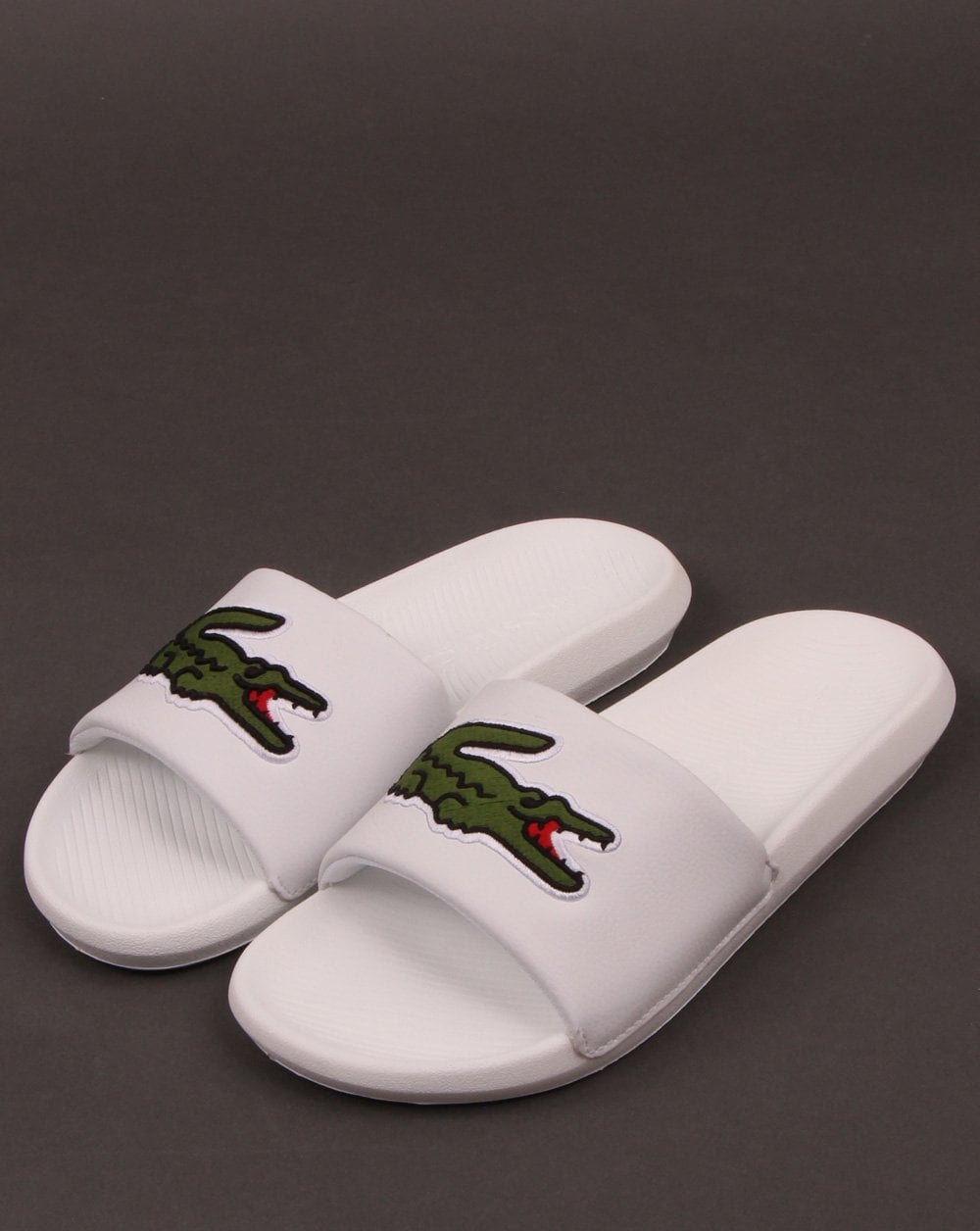 Lacoste Croco Slide White/Green