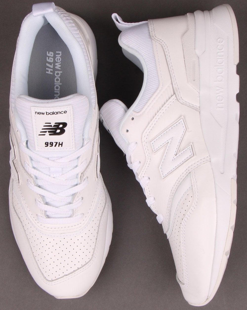 New Balance 997 Leder-Sneaker Weiß