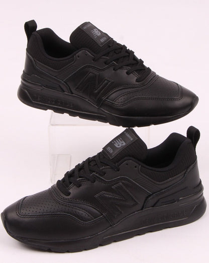 New Balance 997 Leder-Sneaker Schwarz