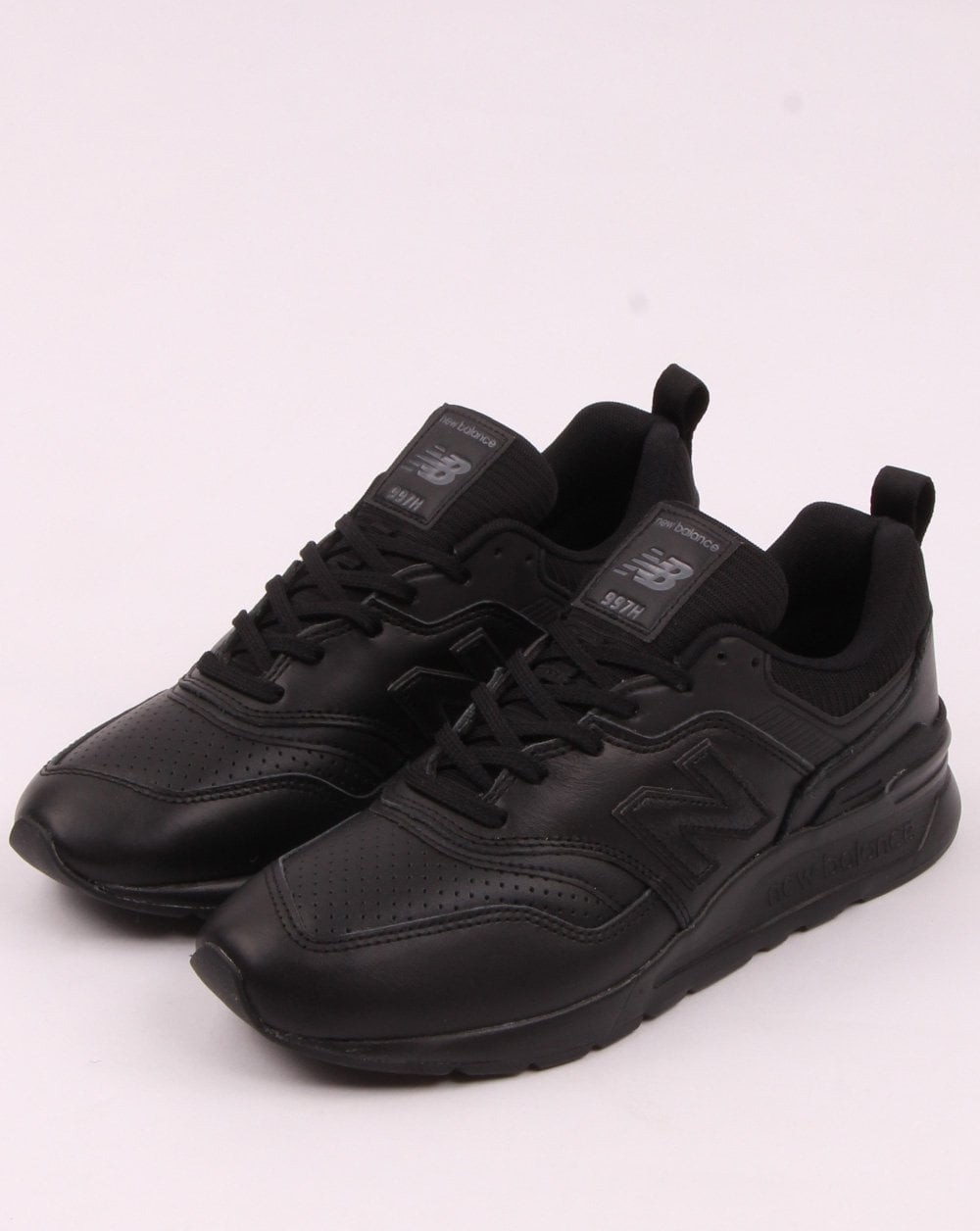 New Balance 997 Leder-Sneaker Schwarz