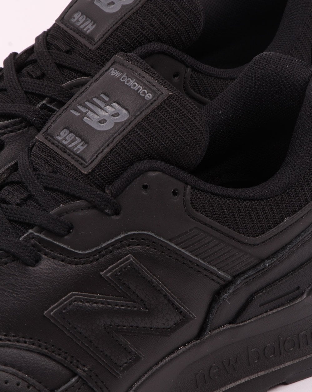 New Balance 997 Leder-Sneaker Schwarz