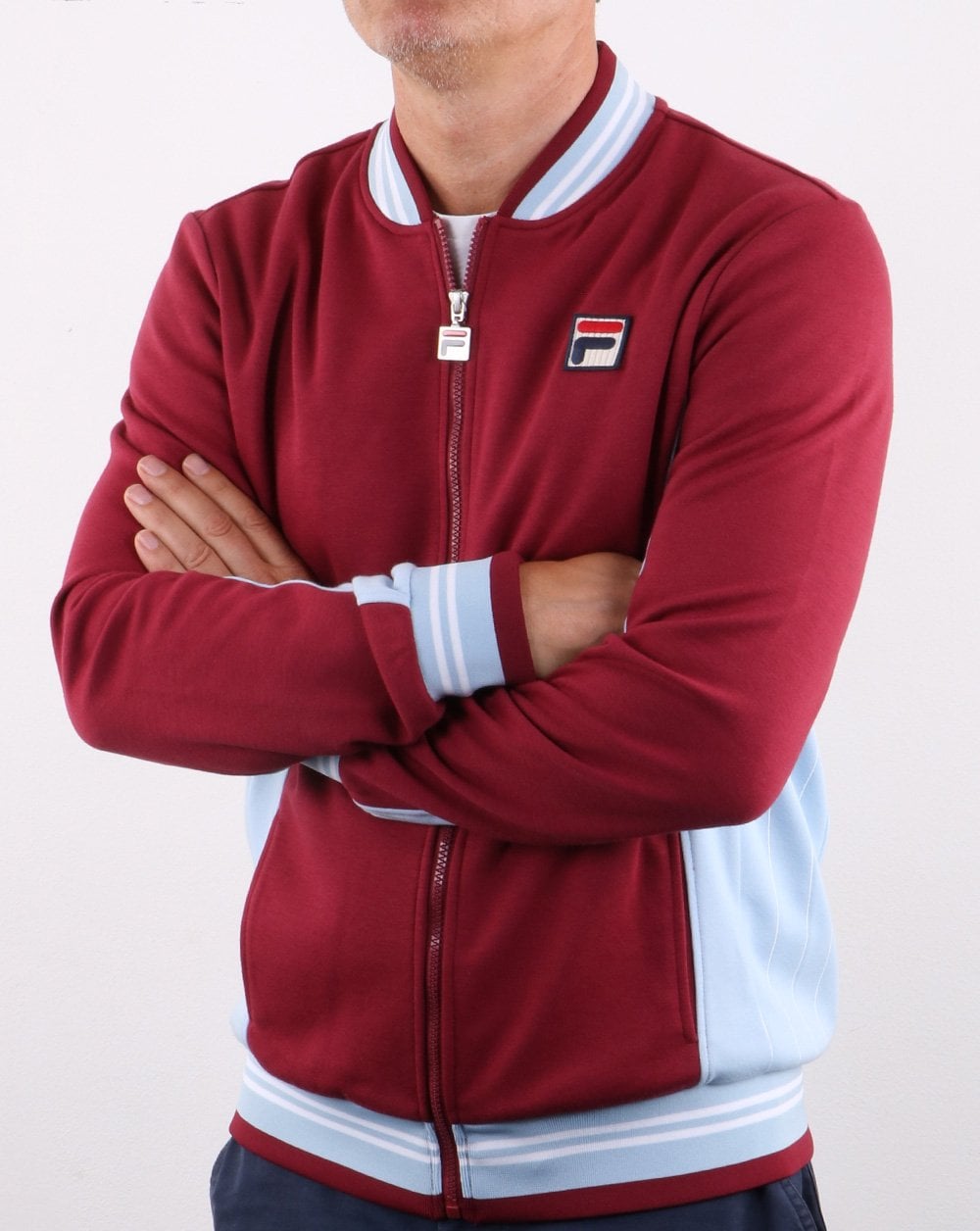 Fila Vintage Settanta Track Top Exclusive Pro Badge Claret/Blue