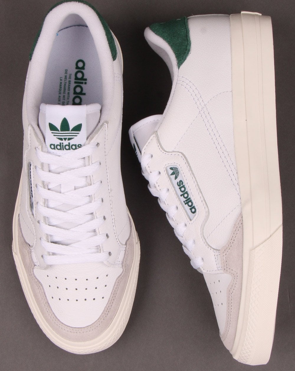 Adidas Continental Vulc Sneakers Weiß/Grün