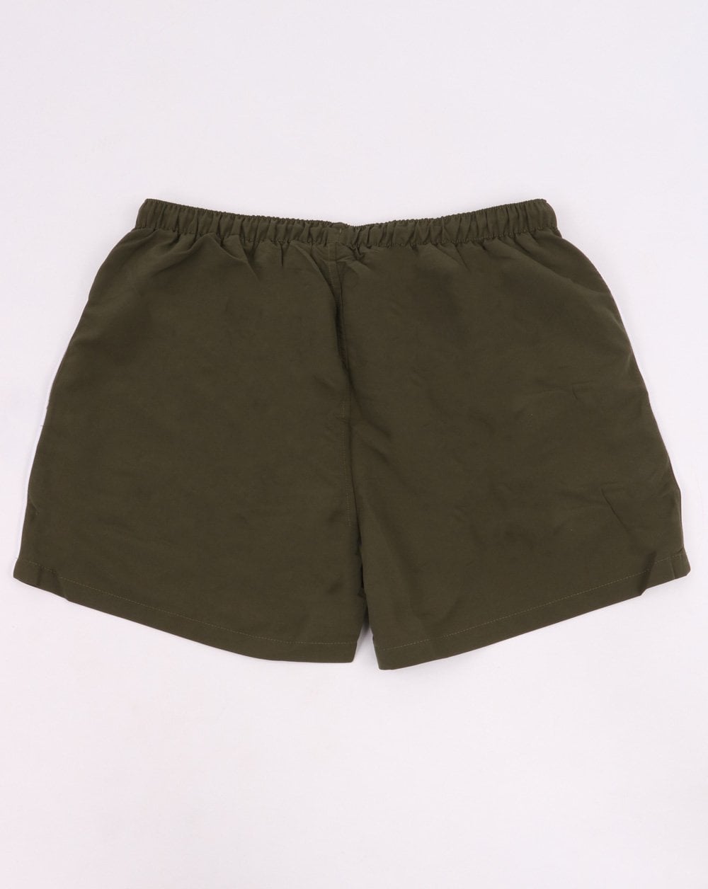 Ellesse – Badeshorts mit Paspelierung in Khaki