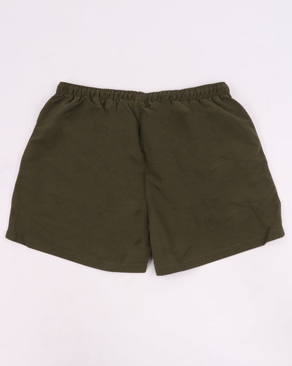Ellesse – Badeshorts mit Paspelierung in Khaki