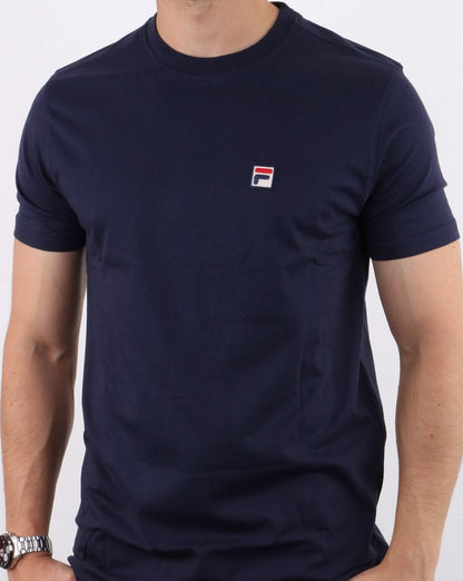 Fila Vintage Doppelpack T-Shirts Marineblau/Weiß